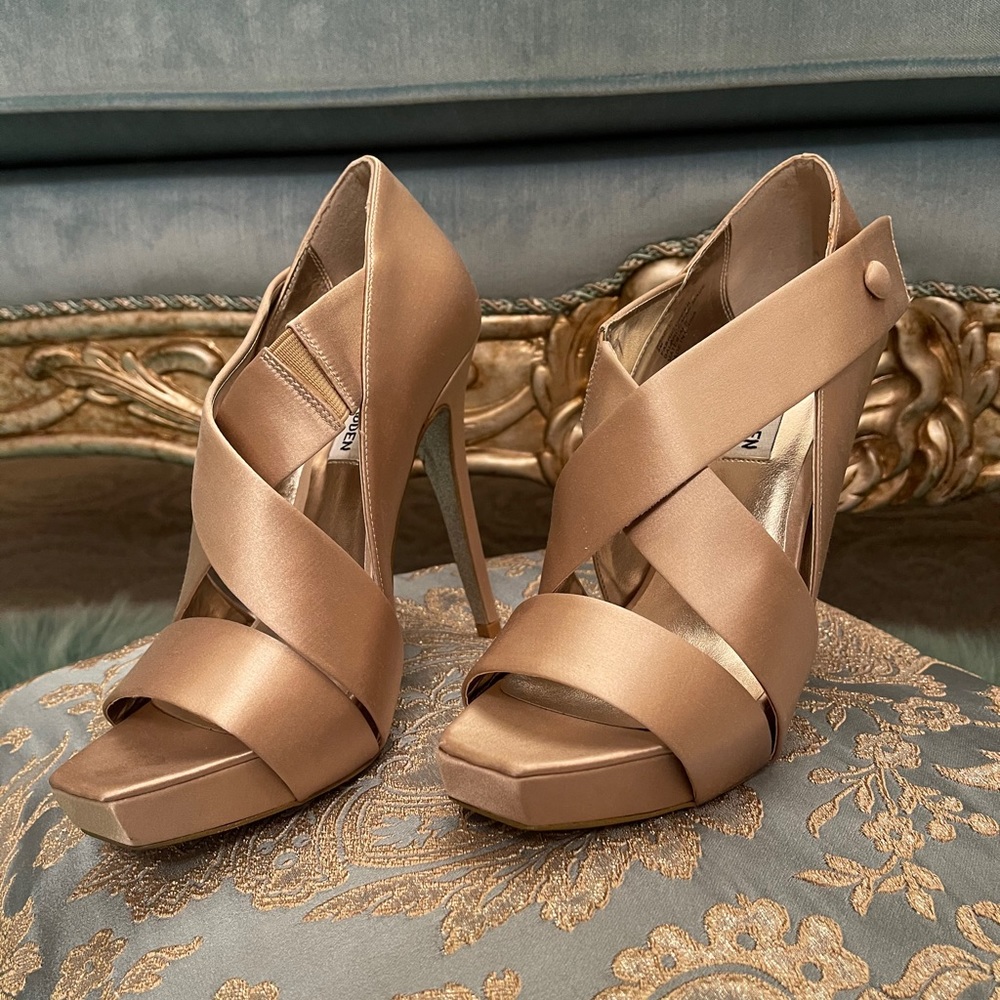 Satin Steve madden heels